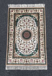 NEW 3x4 Handknotted Silk Quoom Area Rug