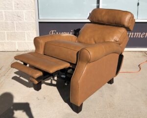 NEW Barcalounger Leather Electric Recliner