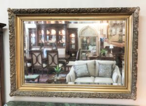 Large 19th Century Gold Gilded Wall Mirror