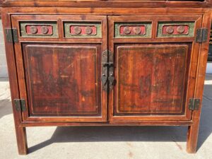 Chinese Ming Style 2 Door Cabinet