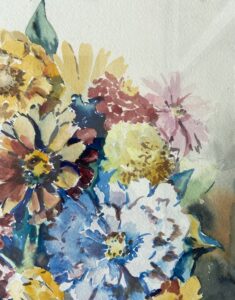 Original Floral Still Life Watercolor