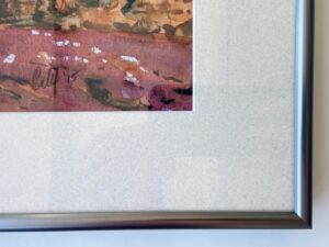 Original Watercolor of Southwestern Californian Landscape