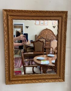 Early 1900's Gold Gilded Mirror