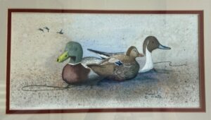 Small Robert Clontz Duck Painting