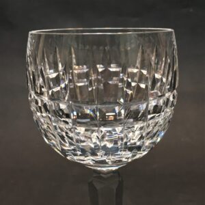 Set of 7 Waterford Clear Hock Wine Glasses 
