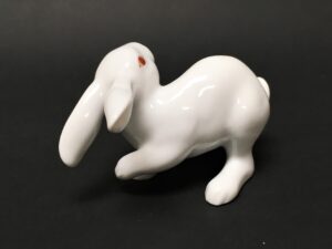 White Herend Bunny Rabbit