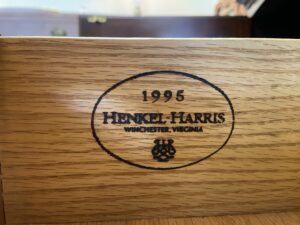 Henkel Harris Solid Cherry China Cabinet