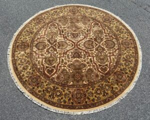 NEW Handknotted 8ft Round Area Rug