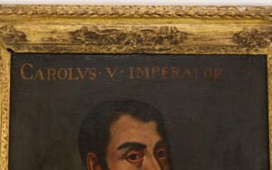 17th Century Portrait of Charles V Holy Roman Emperor Painting on Canvas
