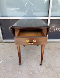 Ethan Allen Solid Cherry Dropside End Table