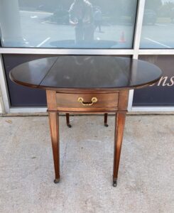 Ethan Allen Solid Cherry Dropside End Table