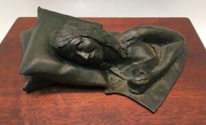 Sleeping Lady Bronze Sculpture