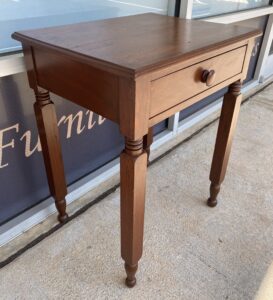 19th Century Solid Walnut End Table