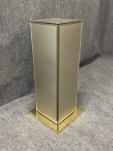 Gold Mirrored Pedestal
