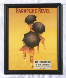Framed Paraplue-Revel Advertisement by Leonetto Cappiello