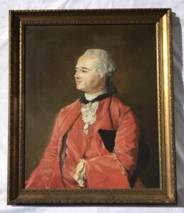 French Nobleman Oil on Canvas Signed