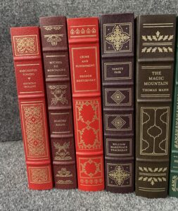 Set of 12 Leather Bound Books