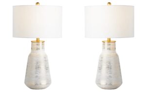 Pair of New Modern Table Lamps by Crestview