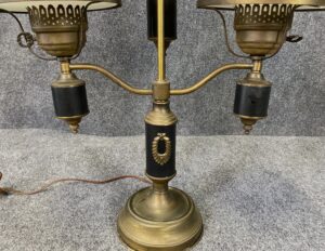Early 1900's Solid Brass Student's Lamp