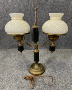 Early 1900's Solid Brass Student's Lamp