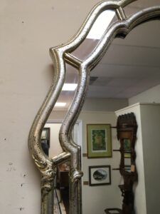 Contemporary Silver Mirror
