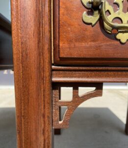 Pair of Broyhill Solid Mahogany End Tables 