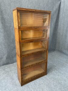 Early 1900's Oak 5 Stack Lawyers Barrister Bookcase