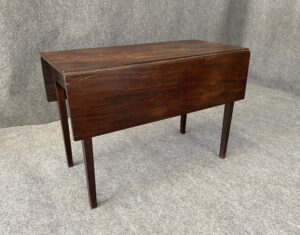Early 1800's Solid Mahogany Drop Leaf Table 