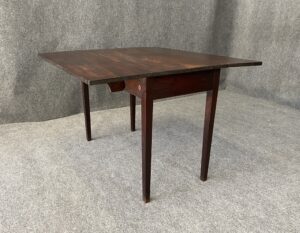 Early 1800's Solid Mahogany Drop Leaf Table