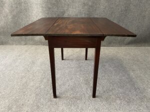 Early 1800's Solid Mahogany Drop Leaf Table 