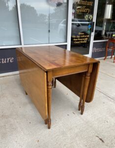 Solid Maple Drop Leaf Dining Table