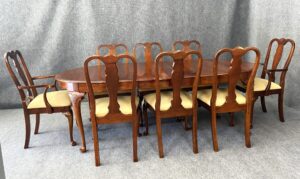 9 Piece Tell City Solid Cherry Dining Set