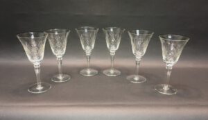Set of 6 Bohemian Wine Glasses