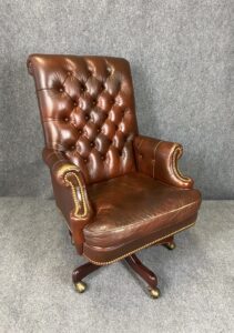 Hancock & Moore Leather Tufted Office Chair