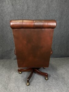 Hankcock & Moore Leather Tufted Office Chair 