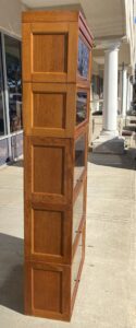 Globe Wernicke 5 Stack Oak Barrister Bookcase