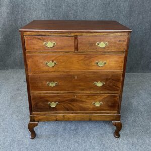 Early 19th Century Solid Mahogany 5 Drawer Chest