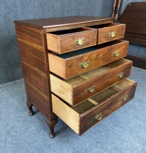Early 19th Century Solid Mahogany 5 Drawer Chest