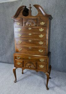 Drexel Furniture Solid Mahogany Chippendale Highboy