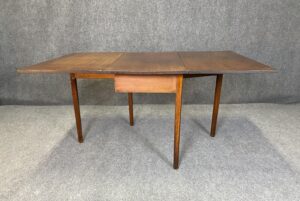 19th Century Solid Mahogany Dropleaf Dining Table