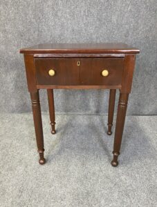 19th Century Solid Dark Pine Nightstand