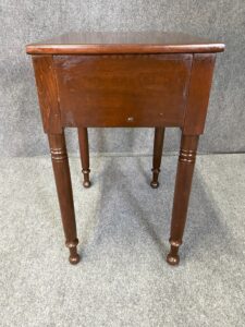 19th Century Solid Dark Pine Nightstand
