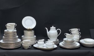 Royal M by Yamaka Delmar China Set for 12 with Additional Pieces