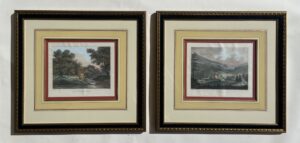 Pair of Colored Etchings of Scotland by John Claude Nattes