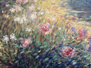 Garden in Full Bloom Giclee on Canvas 