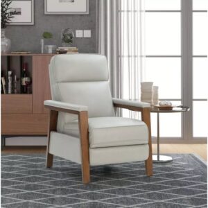New Barcalounger Pushback Recliner with Exposed Wood Frames (Two Available)
