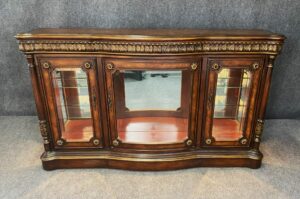 Glass Front Console Cabinet