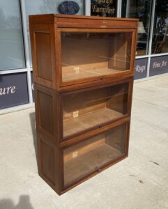 Globe Wernicke 3 Stack Oak Barrister Bookcase
