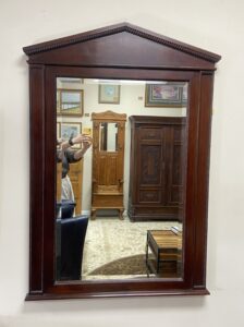 Henredon Mahogany Beveled Mirror
