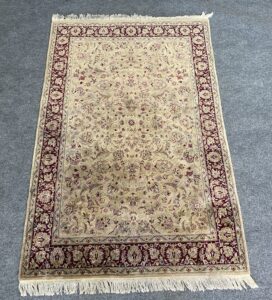 4x7 Handknotted Persian Area Rug